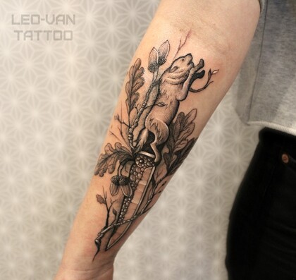纹身灵感 # 纹身师 Ioann Leo ( LEO-VAN )
