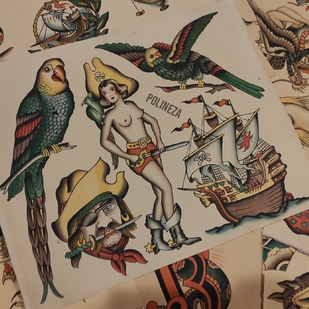 🔥 热门照片、模特作品集  #68681 纹身师 Polineza Aleksandrovna