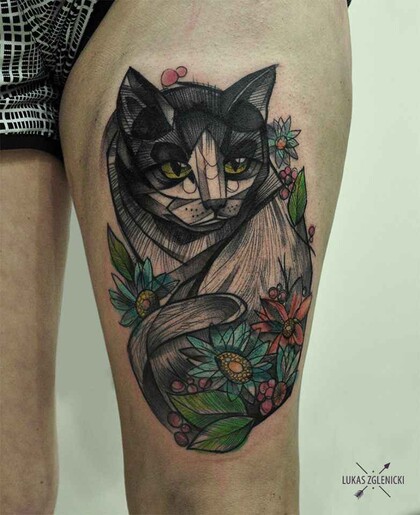 纹身灵感 #400 纹身师 Lukas Zglenicki