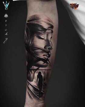 Damian Gorski的作品中的深思图像