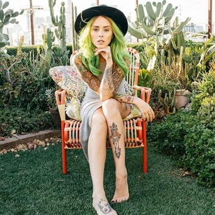 🔥 热门照片、模特作品集  #760 纹身模特 Alysha Nett