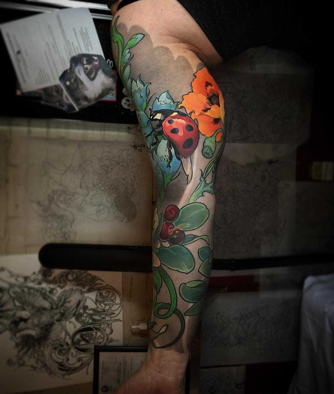 纹身艺术家Oleg Turyanskiy，手绘纹身，iNKPPL Tattoo Magazine独家访谈 | 莫斯科，俄罗斯