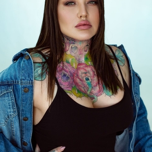 🔥 热门照片、模特作品集  #36160 纹身模特 Yaroslava Naumenko