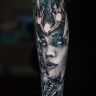 🔥 热门照片、模特作品集  #40788 纹身师 Maxim Melnik