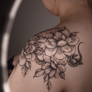 🔥 热门照片、模特作品集  #55436 纹身师 Polina Lihacheva | Polyashatattoo