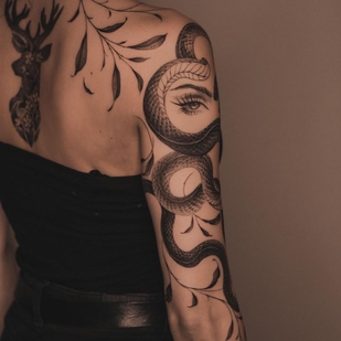 🔥 热门照片、模特作品集  #55466 纹身师 Anka Kiełtyka Tatuaże