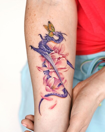 纹身灵感 # 纹身师 Dasol Kim