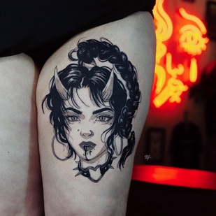 🔥 热门照片、模特作品集  #41174 纹身师 Valeriya Volohova