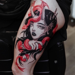 🔥 热门照片、模特作品集  #41179 纹身师 Valeriya Volohova