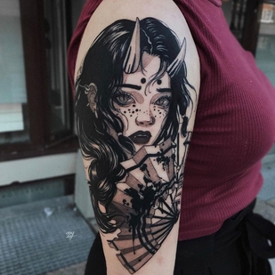 🔥 热门照片、模特作品集  #41180 纹身师 Valeriya Volohova