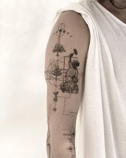 纹身灵感 #41487 纹身师 Arie