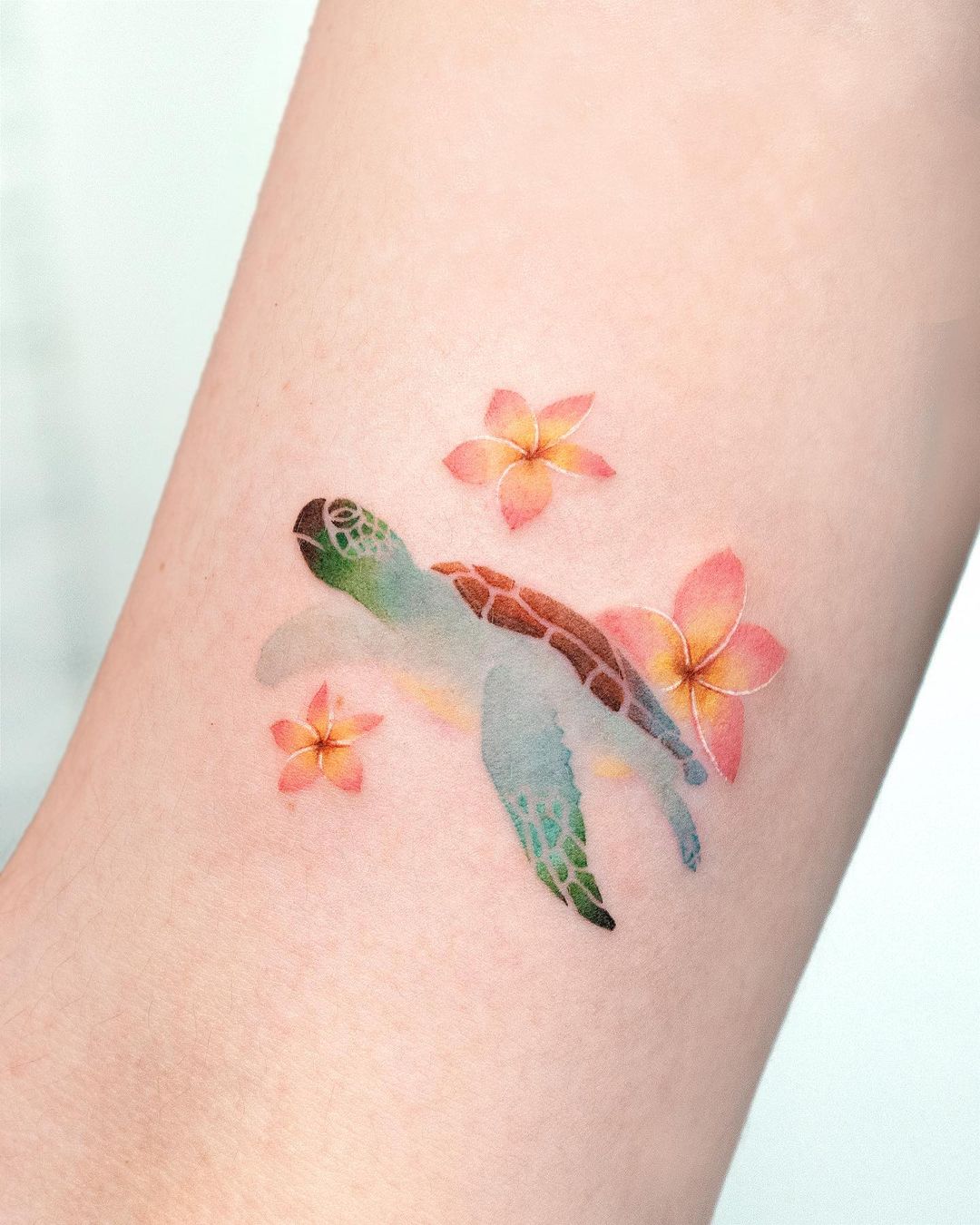 Gradation miniature tattoo by @choiyun_tattoo
