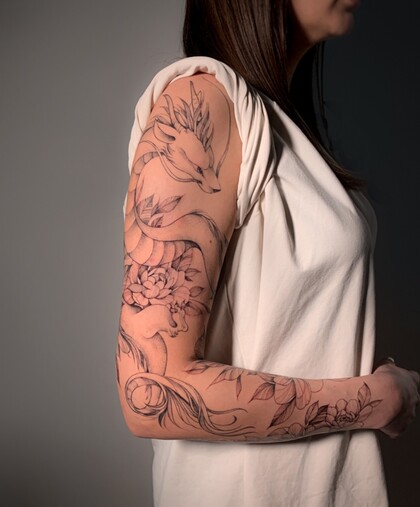 纹身灵感 # 纹身师 Olga Kotova