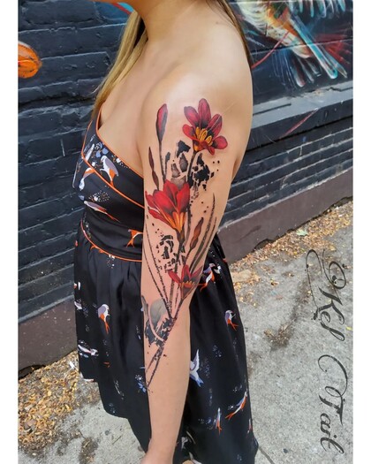 纹身灵感 # 纹身师 Kel Tait