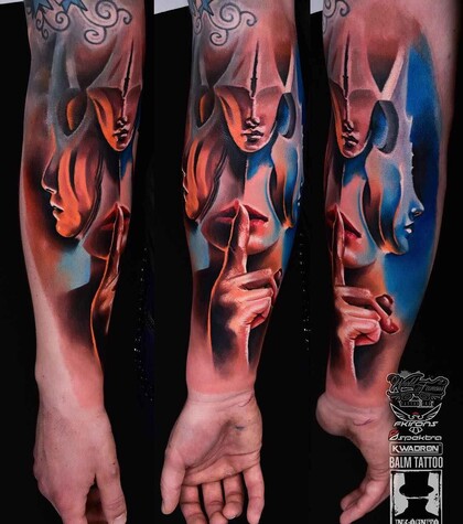 纹身灵感 #12575 纹身师 Tomasz TOFI Torfinski