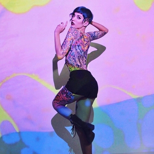 🔥 热门照片、模特作品集  #23092 纹身模特 Claire West