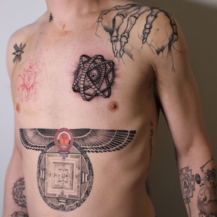 🔥 热门照片、模特作品集  #37226 纹身师 Konstantin Strokin