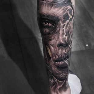 🔥 热门照片、模特作品集  #1753 纹身师 Dongkyu Lee (Qtattoo)