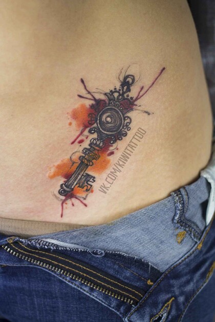 纹身灵感 #1632 纹身师 Victoria KIWI Grigorieva