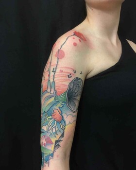 莫罗夫的素描纹身