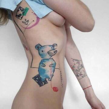 Tattoo artist Aleksey Platunov