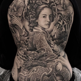 🔥 热门照片、模特作品集  #25021 纹身师 Jun Cha