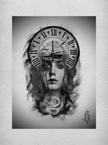 纹身灵感 #37469 纹身师 Mihail Gurov