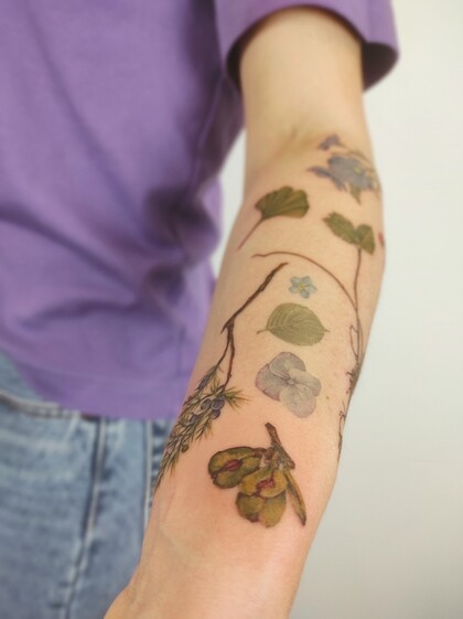 纹身灵感 # 纹身师 Kseniya Darmaeva