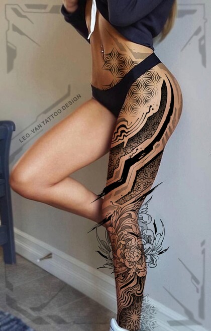 纹身灵感 # 纹身师 Ioann Leo ( LEO-VAN )