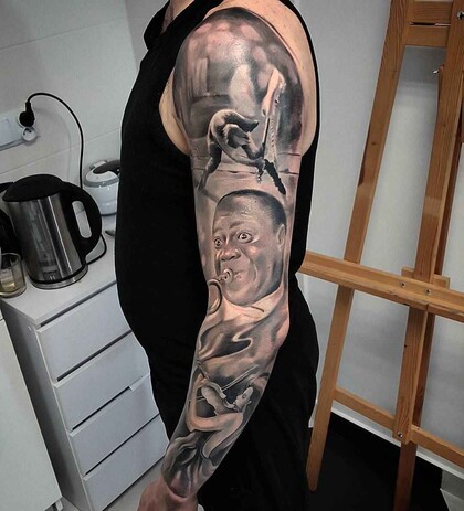 纹身灵感 #3665 纹身师 Andrzej Niuniek Misztal