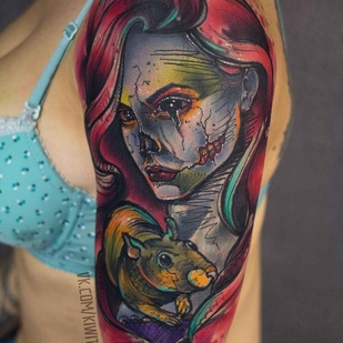 🔥 热门照片、模特作品集  #3025 纹身师 Victoria KIWI Grigorieva