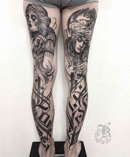 纹身灵感 #14355 纹身师 Kristina Darmaeva