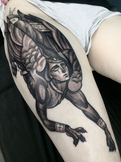 纹身灵感 #37744 纹身师 Lika Smertin