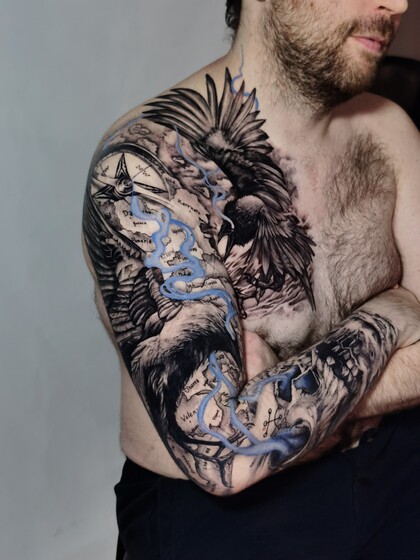 纹身灵感 #75036 纹身师 Mariia Bortn