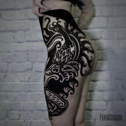 纹身灵感 # 纹身师 Pavlik Gusarov