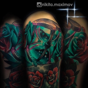 🔥 热门照片、模特作品集  #4768 纹身师 Nikita Maximov