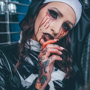 🔥 热门照片、模特作品集  #15262 纹身模特 Angela Mazzanti