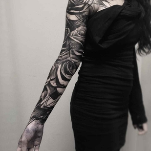 🔥 热门照片、模特作品集  #14633 纹身师 Natalie Mickahlo Nox