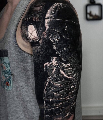 纹身灵感 # 纹身师 Sandry Riffard