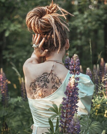 纹身灵感 # 纹身师 Aleksandra Vorobeva