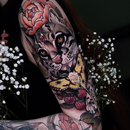 纹身灵感 #44788 纹身师 Larisa Ganzvind