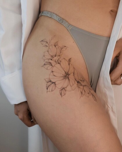 纹身灵感 # 纹身师 Asya Teryaeva