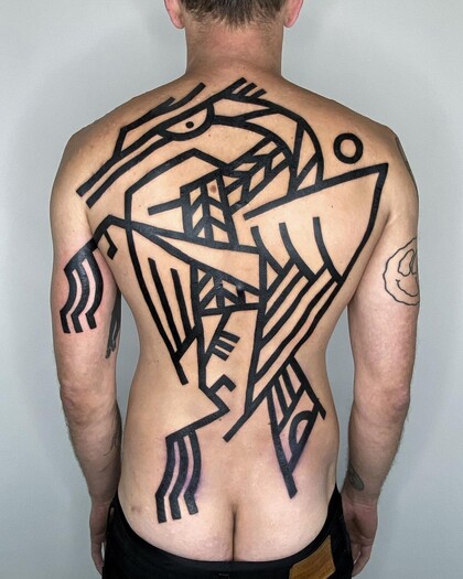 纹身灵感 #45159 纹身师 Super Roger