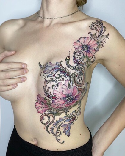 纹身灵感 # 纹身师 Elena Baski