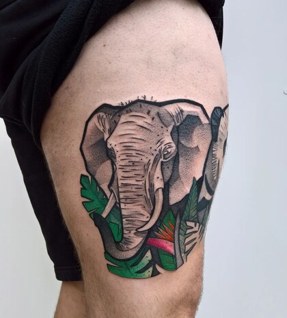 纹身灵感 #46118 纹身师 Krzysztof Futro