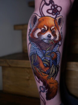 Neotraditional tattoo