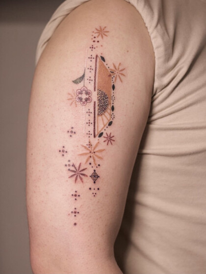 纹身灵感 #75779 纹身师 Oke tattooer Veronika 