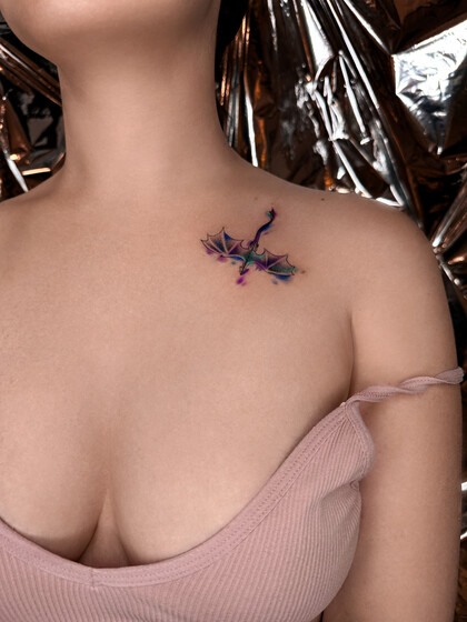 纹身灵感 #77613 纹身师 Lyubov Karmanova 