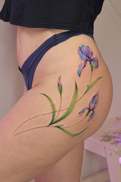 纹身灵感 # 纹身师 Ekaterina Garnet / Katy Garnet