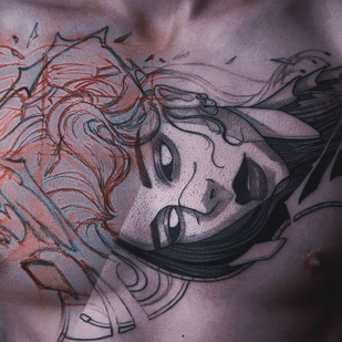 🔥 热门照片、模特作品集  #78100 纹身师 Kate Diana